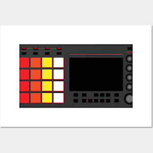 Dope Beat Machine Series #12 (Multicolored pads - No Text) Posters and Art